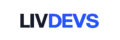 livdevs logo design on transparent background